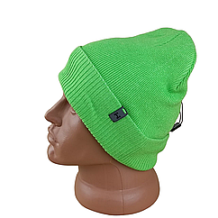 Шапка в'язана Hook Trend Flat OTV зелений