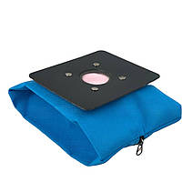 Универсальный мешок для пылесоса многоразовый Hummel Blue 2,5 л тканевый на молнии