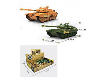 Іграшка танк, рухлива вежа, 9 шт 621 G-Rich