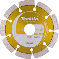 Круг відрізний Makita алмазний NEBULA для бетону сегментний 125х22,23 мм, сухий різ (B-53992)