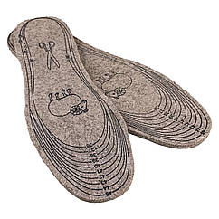 Устілки Woolly Warm 36-46 (23.5 - 30.0 см) зимові з повсті