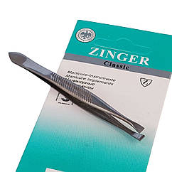 Пінцет для вищипування Zinger прямий 8,5 см