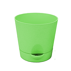 Горщик Фіалка Люкс 11.5 см зелений