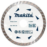 Круг отрезной Makita алмазный по бетону и мрамору турбо 180x22.23 мм (D-52819)
