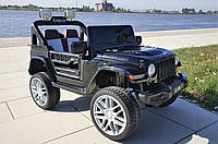 Детский электромобиль JEEP SUPERCAR 4X4 Черный.