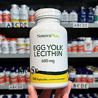 NaturesPlus Egg Yolk Lecithin, лецитин из яичных желтков, яичный лецитин, 300 мг, 180шт