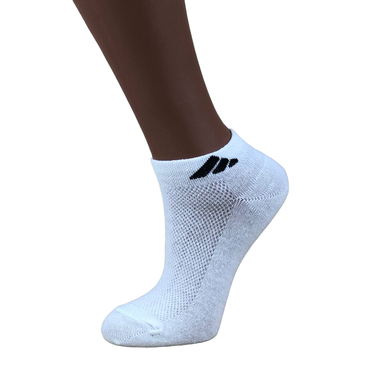 Шкарпетки жіночі короткі літні сітка Luxe 23-25 розмір (36-40 взуття) спорт Малюнок 1 білий