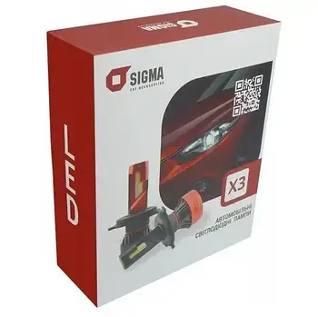 LED-лампи Sigma X3 H4 G-XP (2шт)