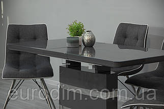 Стол Montana DT-115 MINI Dark Grey Gloss, фото 3