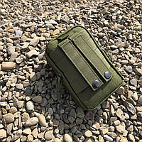Тактическая сумка - подсумок для телефона, система MOLLE органайзер тактический из кордуры. XD-170 Цвет: хаки