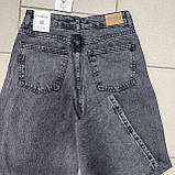 Джинси жіночі широкі палаццо кльош котон щільні 29 сірі, фото 7