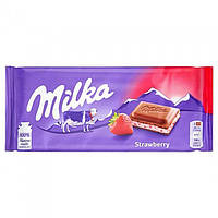 Шоколад Milka 100г Strawberry