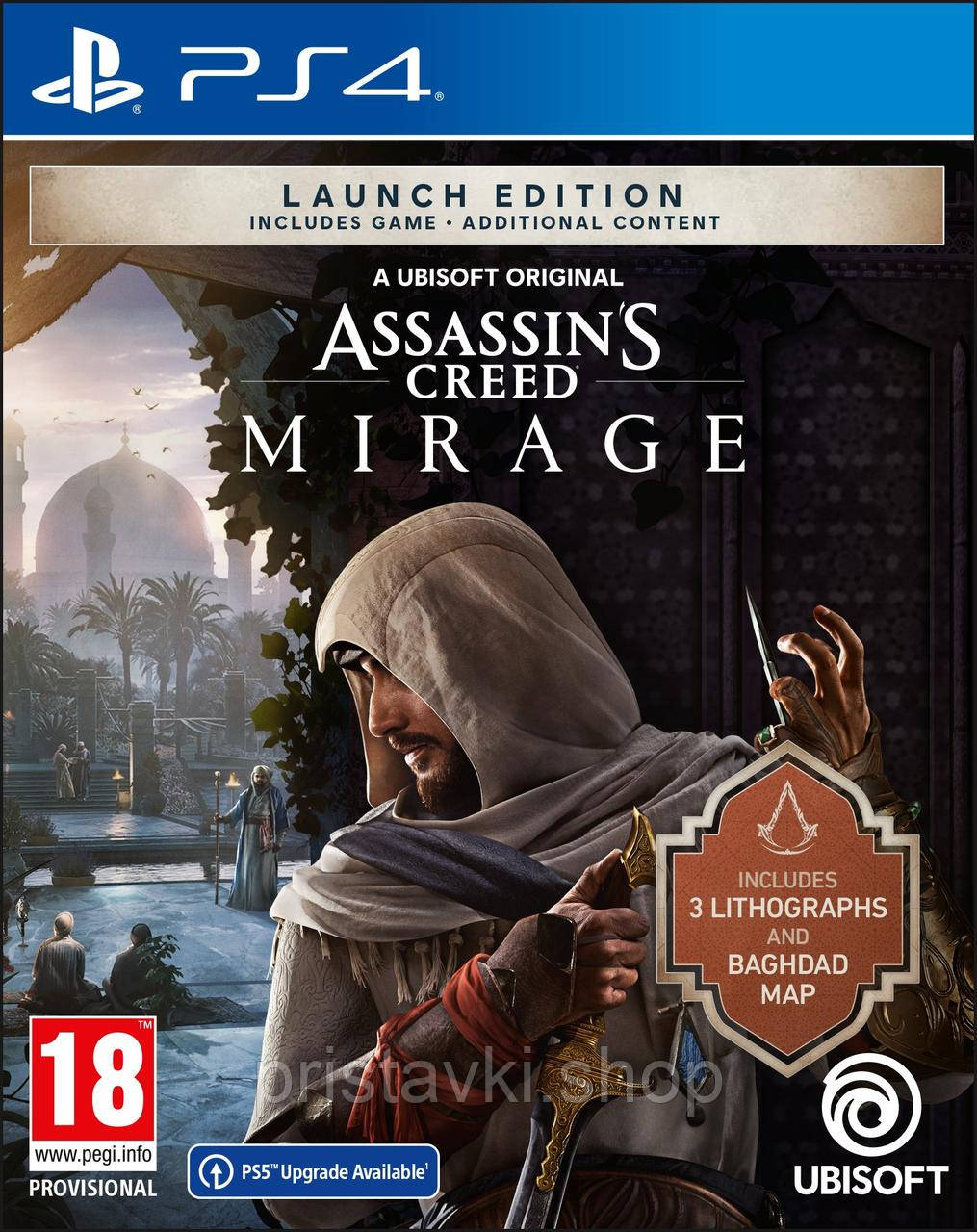 Assassins Creed Mirage Launch Edition PS4 PS4 \ PS5