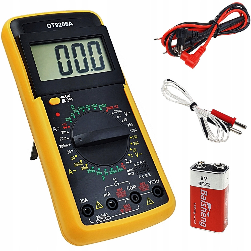Мультиметр тестер DT-9208A