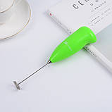 Капучинатор міксер для вершків HongXin coffie mixer Green, фото 2