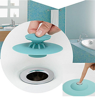 Фільтр-заглушка для ванни та раковини Flex Drain Stop Turquoise