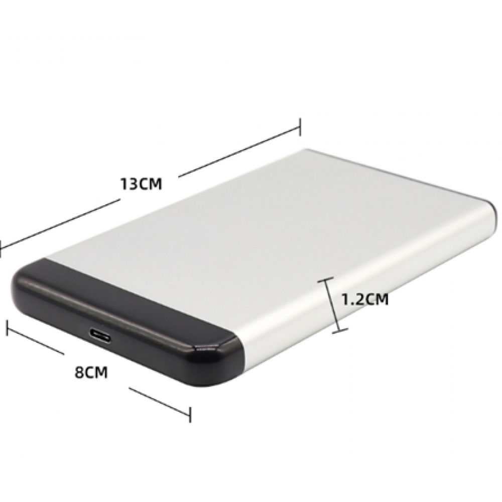 Внешний карман 2,5" S19 USB3.1 Type C Aluminum alloy Цвет Серебро - фото 3 - id-p2078332837