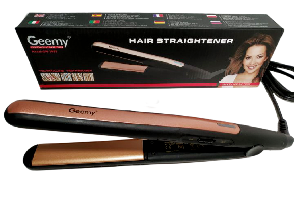 Плойка утюжок випрямляч для волосся Geemy GM-2955, фото 1