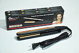 Плойка утюжок випрямляч для волосся Geemy GM-2955, фото 3