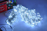 Гірлянда штора водоспад Curtain-Lights 240 LED 3х1,5м White, фото 4