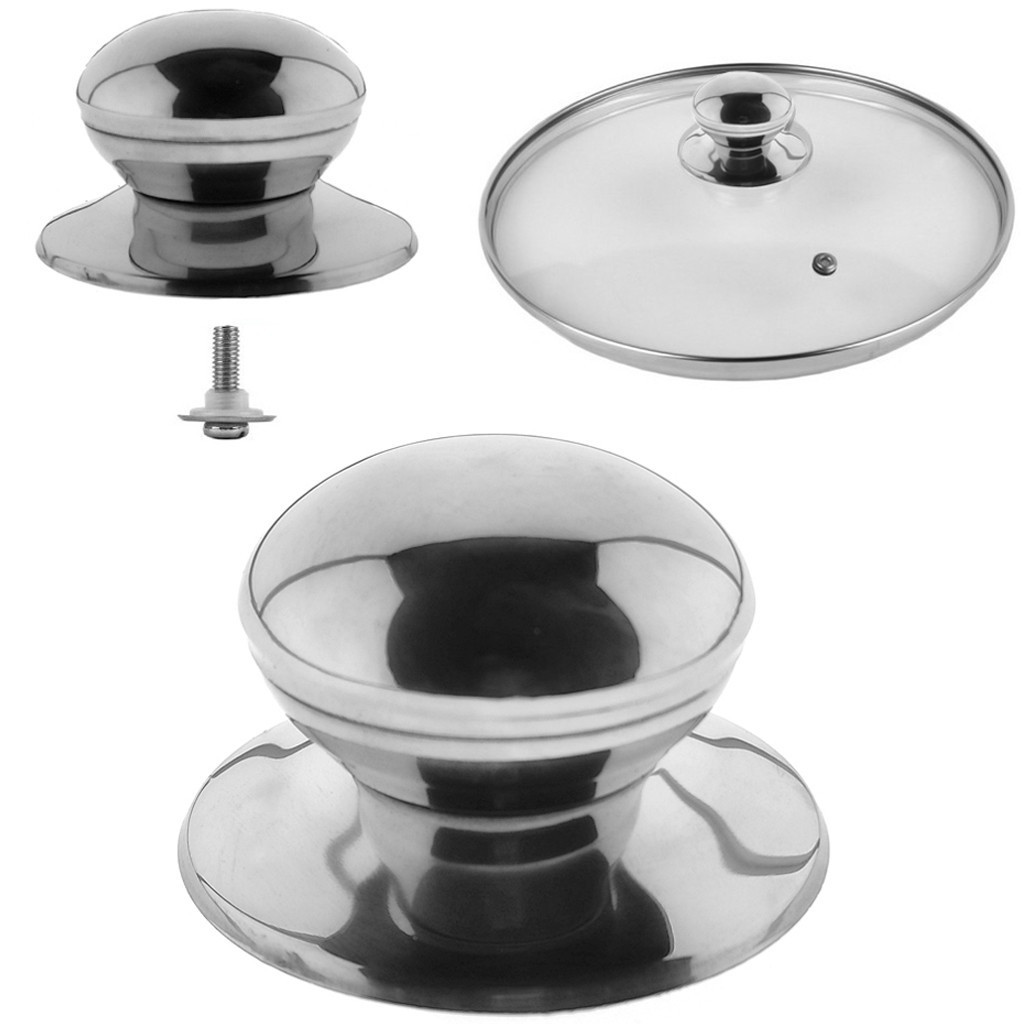 Універсальна ручка для склянних кришок UNIQUE Silver, фото 1