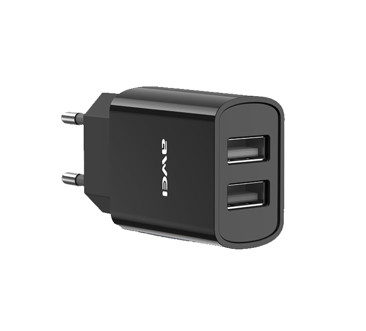 Мережевий зарядний пристрій адаптер блок живлення Awei C3, фото 1