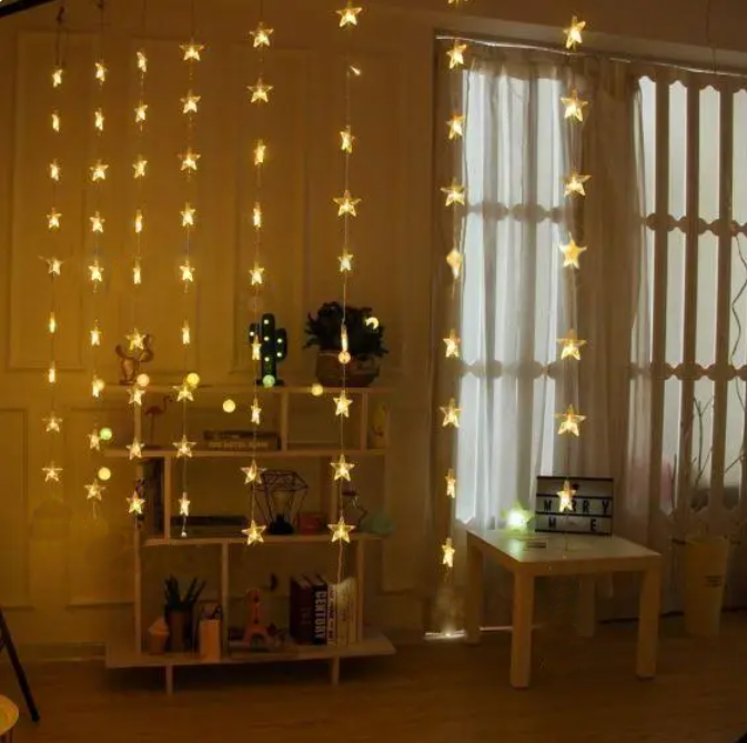 Гірлянда штора зорепад Curtain Lights Shooting Star 60 LED 3х0.9м Warm White