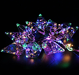 Гірлянда штора у вигляді лампочки Light Bulb Rhombus 150 LED 3x1.5м Multicolor, фото 2