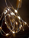 Гірлянда на батарейках Xmas 20 Led Copper Bottle Warm White, фото 4