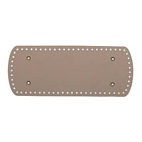 Дно закруглене для сумки з ніжками (30*12 см), колір Латте