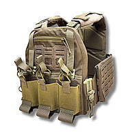 Плитоноска Luna-Tac Plate Carrier Coyote (Закритого типу)