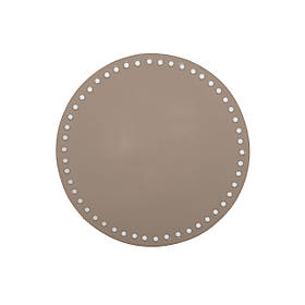 Дно сумки кругле (20 см), колір Латте