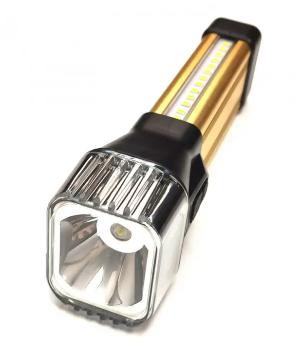 Ліхтарик ручний акумуляторний Coba CB-888 Gold, фото 1