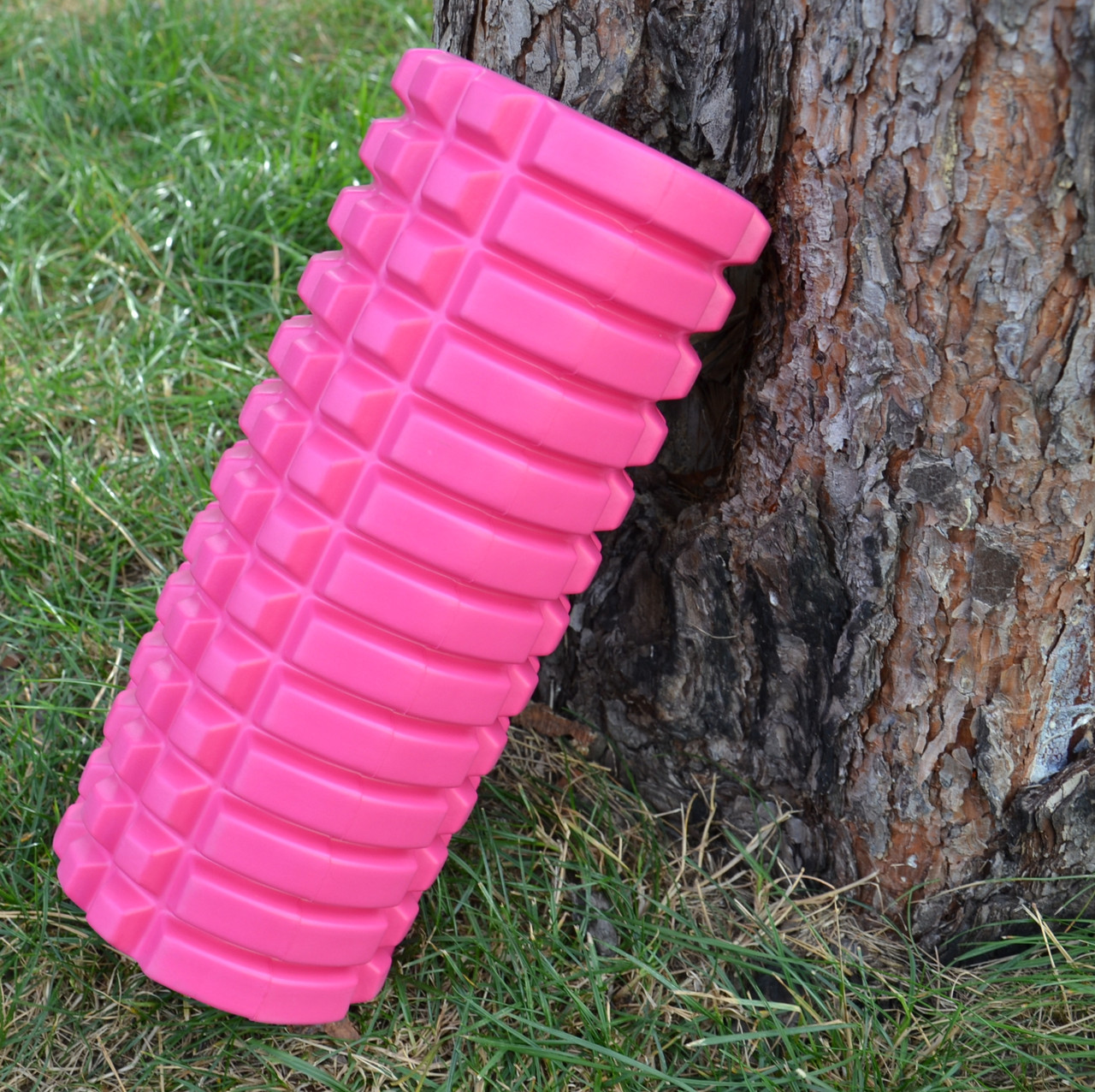 Массажный ролик (роллер) U-POWEX EVA foam roller (33x14см.) Pink PRO_440 - фото 3 - id-p2078354061