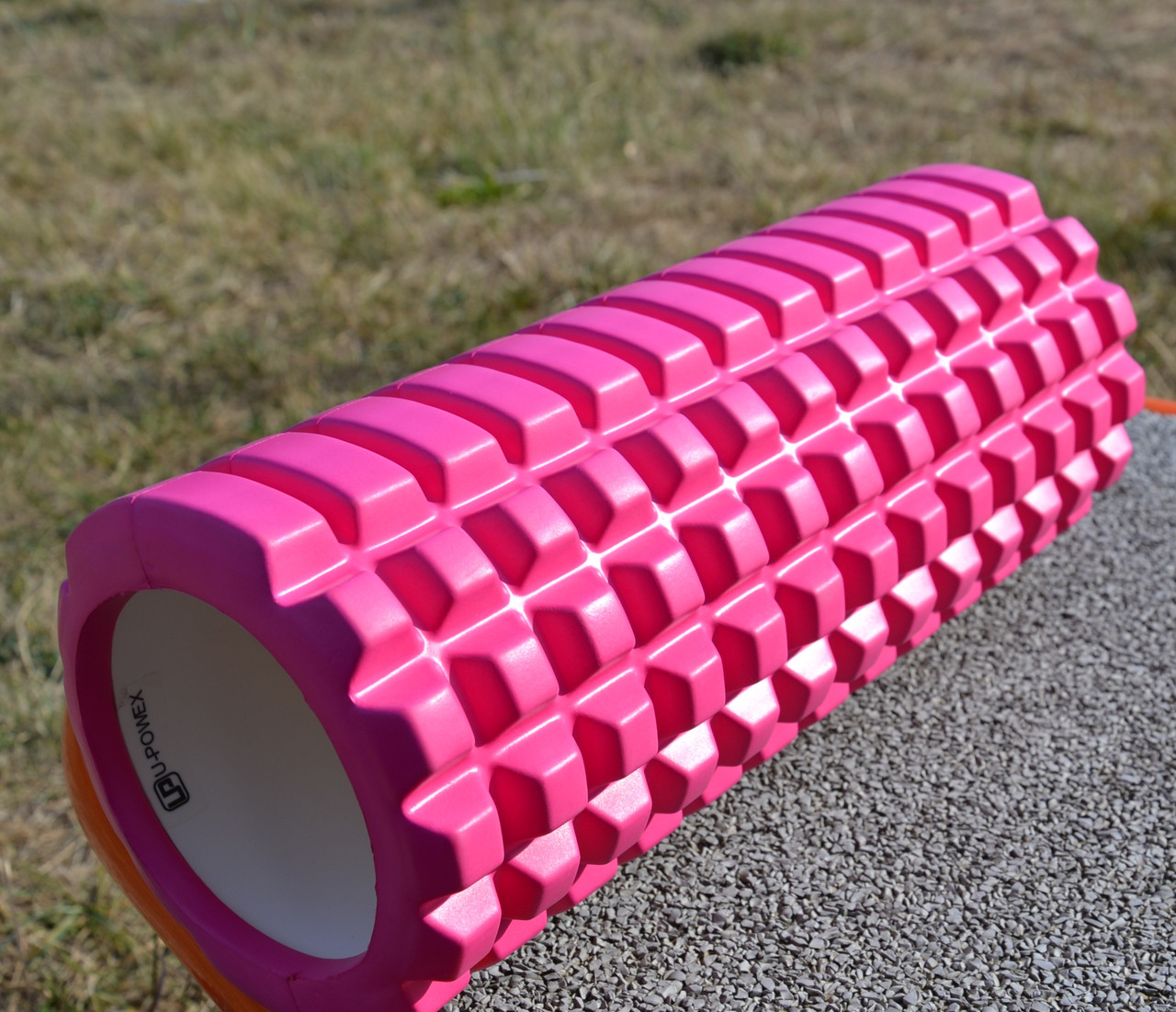 Массажный ролик (роллер) U-POWEX EVA foam roller (33x14см.) Pink PRO_440 - фото 9 - id-p2078354061