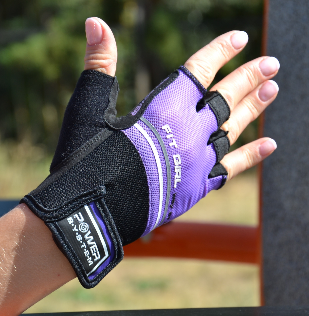 Спортивные перчатки для фитнеса Power System PS-2920 Fit Girl Evo Purple S PRO_787 - фото 5 - id-p2078354075
