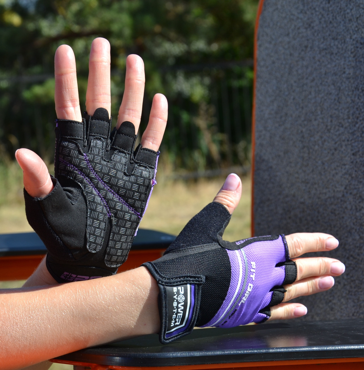 Спортивные перчатки для фитнеса Power System PS-2920 Fit Girl Evo Purple S PRO_787 - фото 7 - id-p2078354075