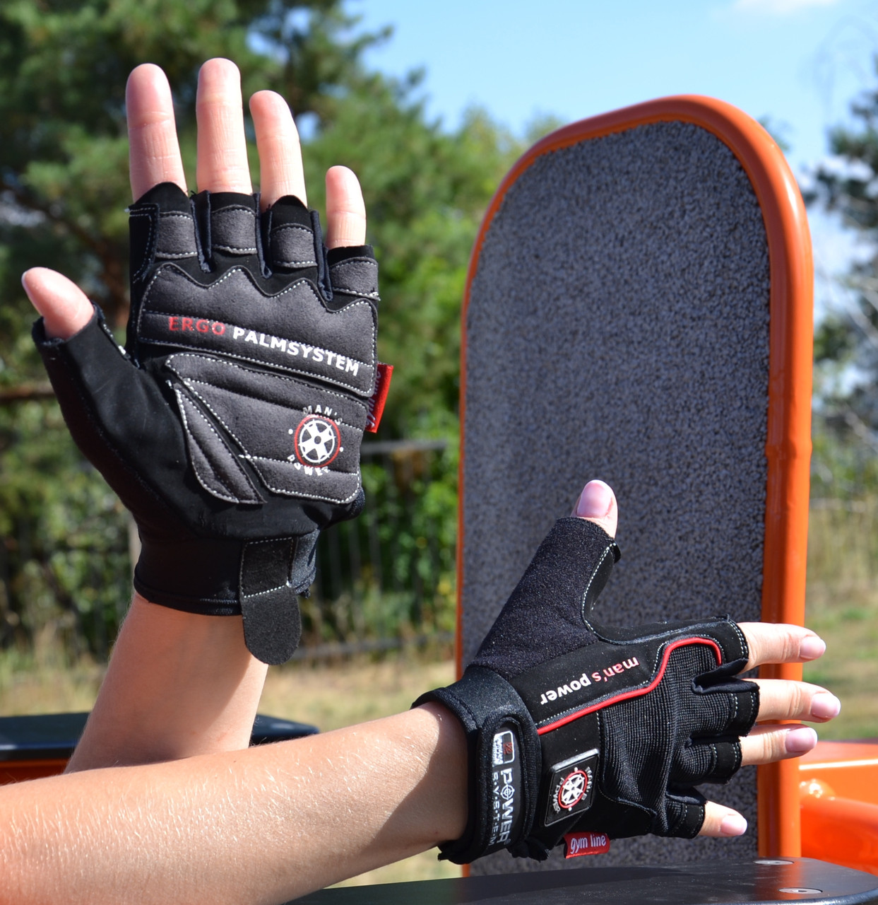 Спортивные перчатки для фитнеса Power System PS-2580 Man's Power Black S PRO_593 - фото 6 - id-p2078354077