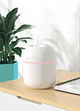 Зволожувач повітря дифузор з LED підсвічуванням UKC Humidifier Egg White, фото 6