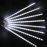 Гірлянда бурулька Meteor Shower Lights 8 шт 432 Led Cool White, фото 7