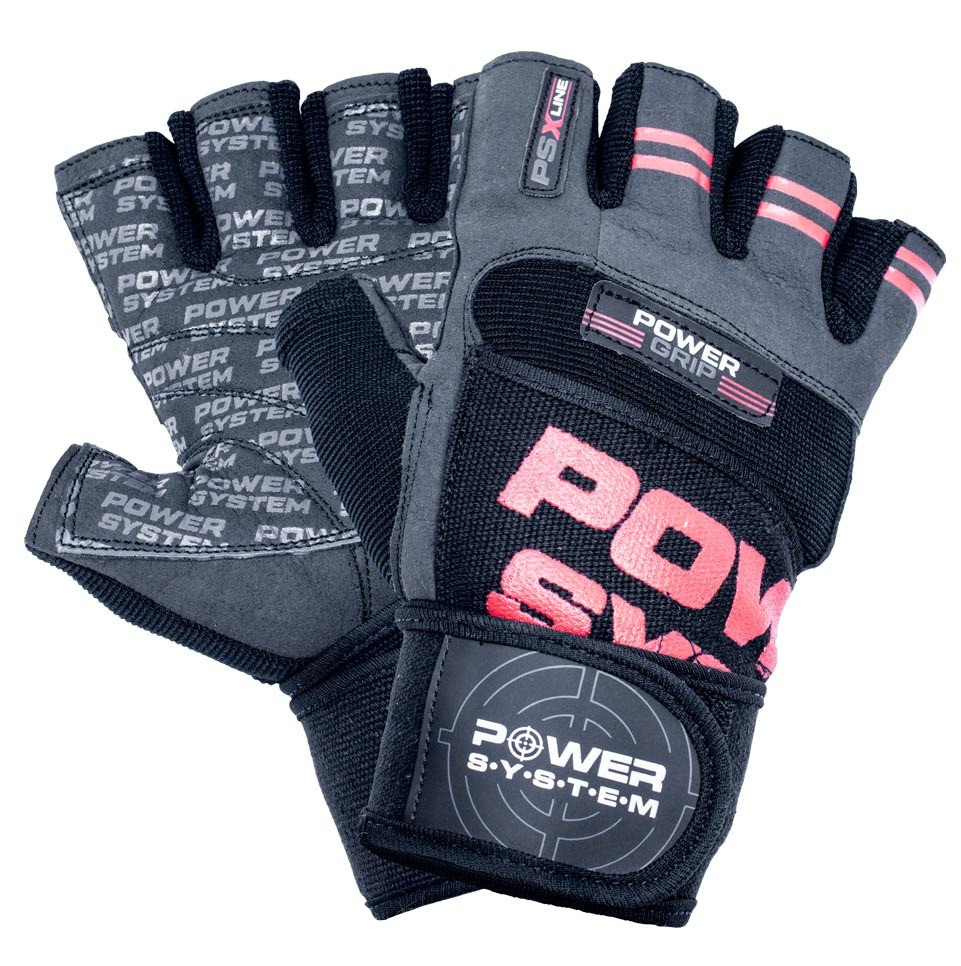 Спортивные перчатки для фитнеса Power System PS-2800 Power Grip Red XL PRO_690 - фото 1 - id-p2078354091