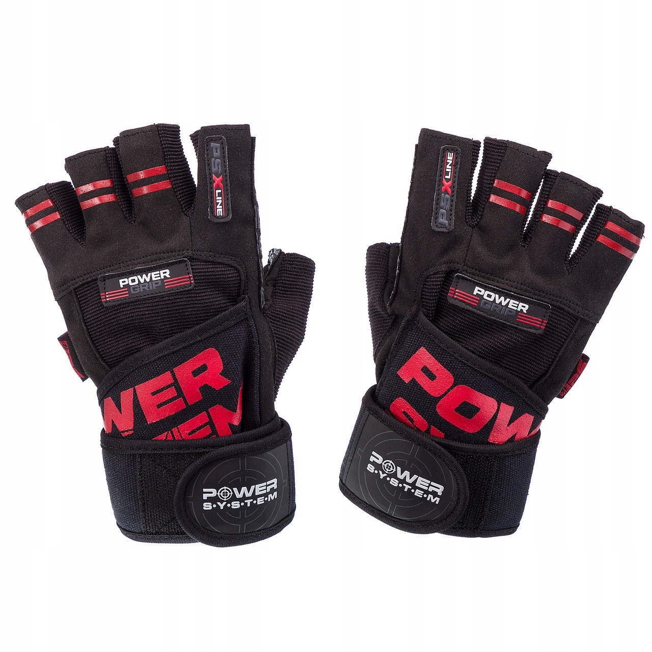 Спортивные перчатки для фитнеса Power System PS-2800 Power Grip Red XL PRO_690 - фото 3 - id-p2078354091