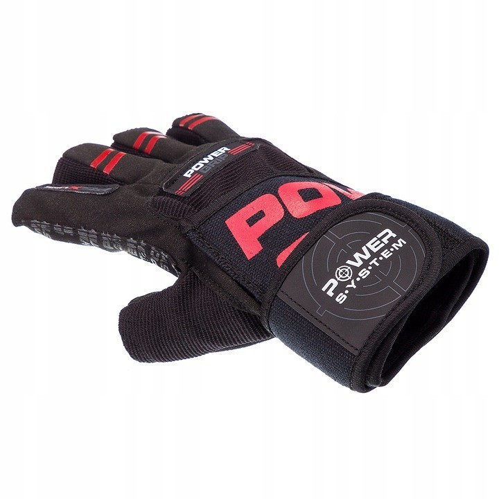Спортивные перчатки для фитнеса Power System PS-2800 Power Grip Red XL PRO_690 - фото 5 - id-p2078354091
