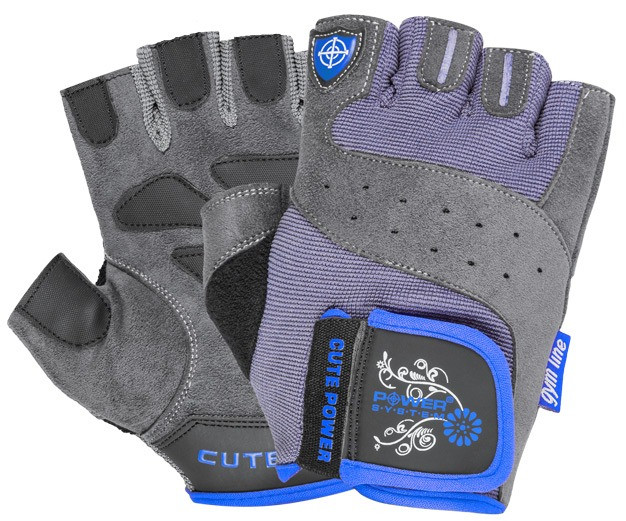 Спортивные перчатки для фитнеса Power System PS-2560 Cute Power женские Blue XS PRO_593 - фото 1 - id-p2078354093