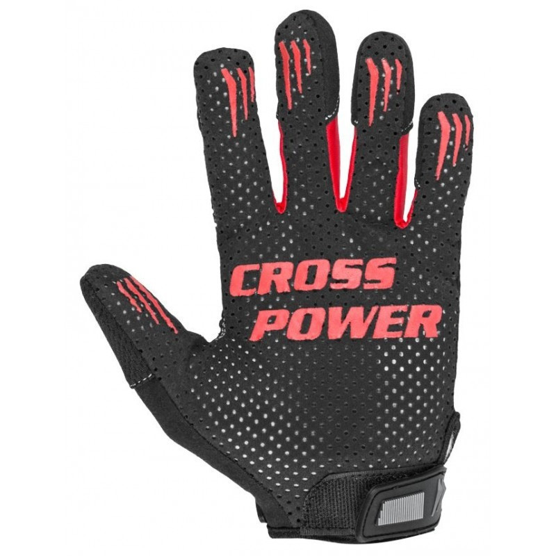 Спортивные перчатки для кроссфита с длинным пальцем Power System PS-2860 Cross Power Black/Red M PRO_847 - фото 3 - id-p2078354101