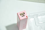 Зовнішній акумулятор Power Bank UKC A5 Pink, фото 4