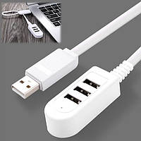3-портовий USB hub розгалужувач хаб концентратор Vention White
