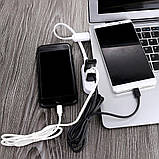 3-портовий USB hub розгалужувач хаб концентратор Vention White, фото 3