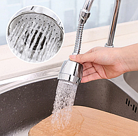 Аератор економайзер води насадка на кран Turbo Flex 360° Silver