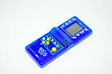 Портативна гра тетріс прозорий корпус Brick Game E-9999-T Blue, фото 4